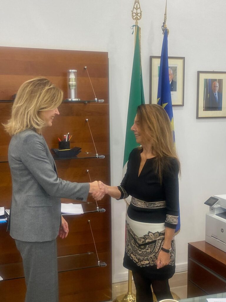 General Director of AID meets the Ambassador of the Republic of Lithuania / Il Direttore Generale di AID incontra l'Ambasciatore della Repubblica di Lituania. - 3